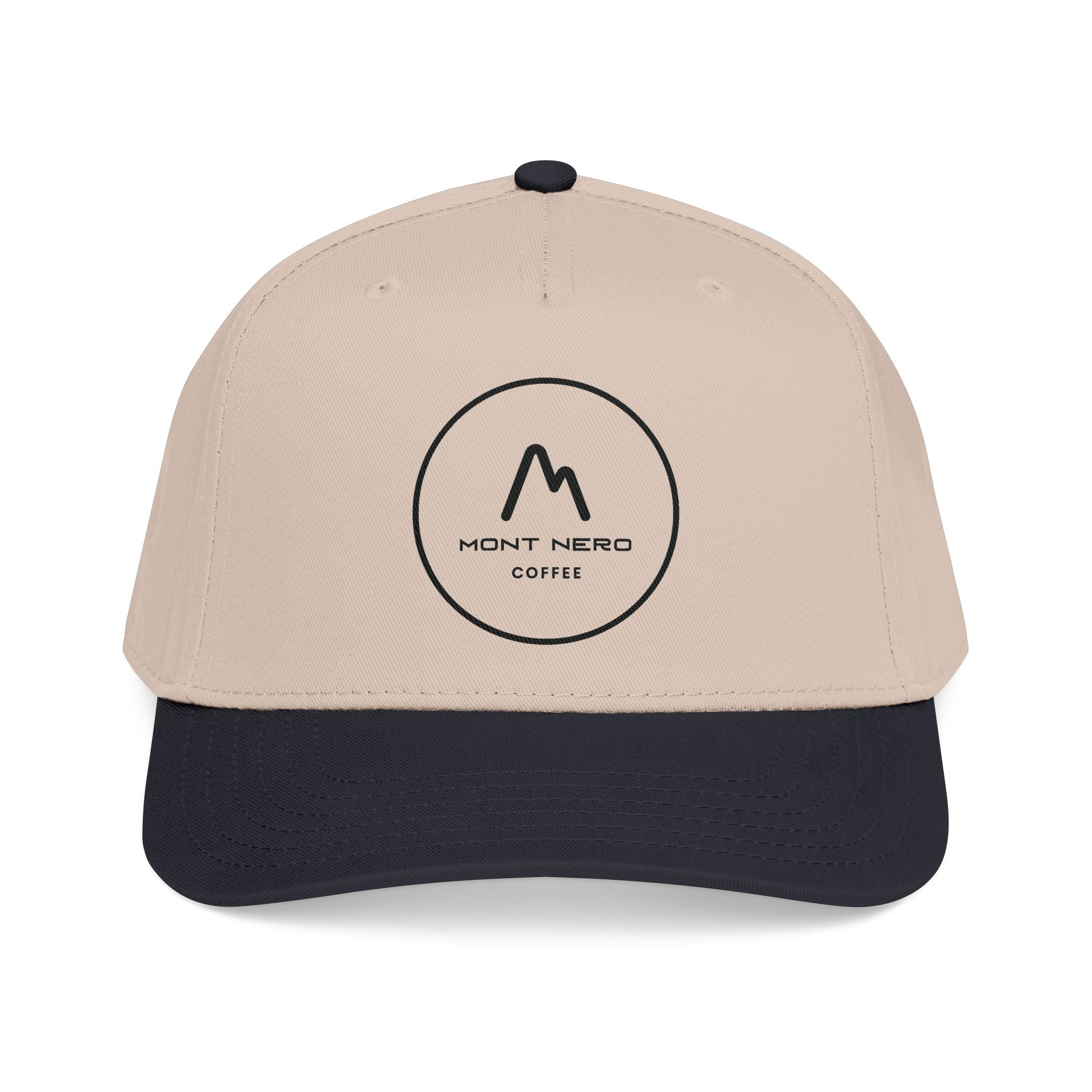 Mont Nero Coffee Baseball Cap — Mid Profile Adjustable Hat