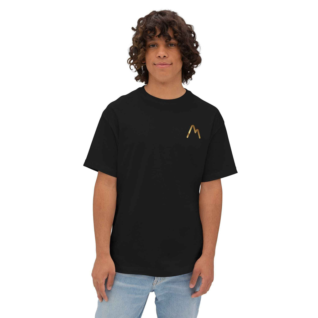 Mont Nero Coffee Tee — Oversized Boxy Coffee Shop T-Shirt