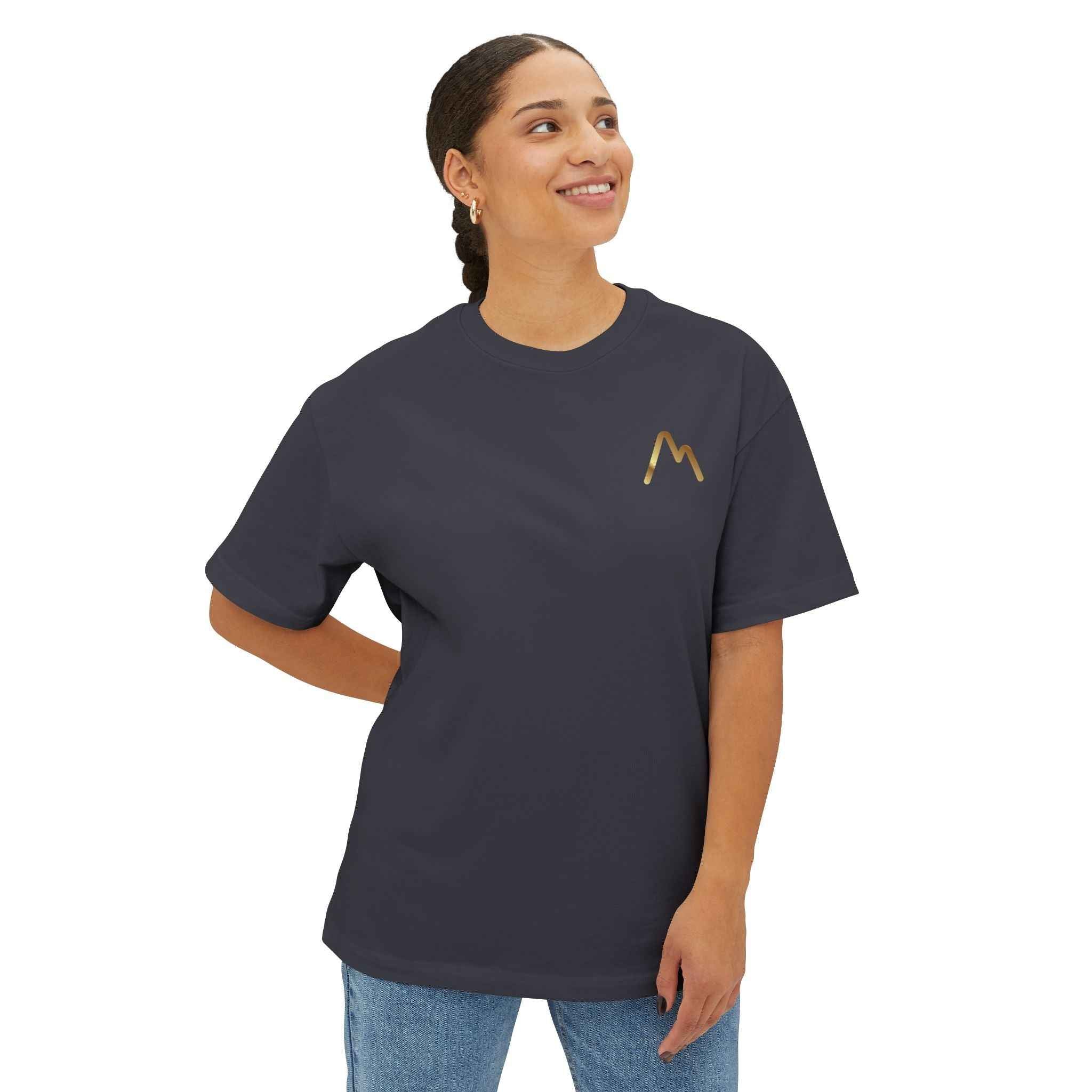 Mont Nero Coffee Tee — Oversized Boxy Coffee Shop T-Shirt