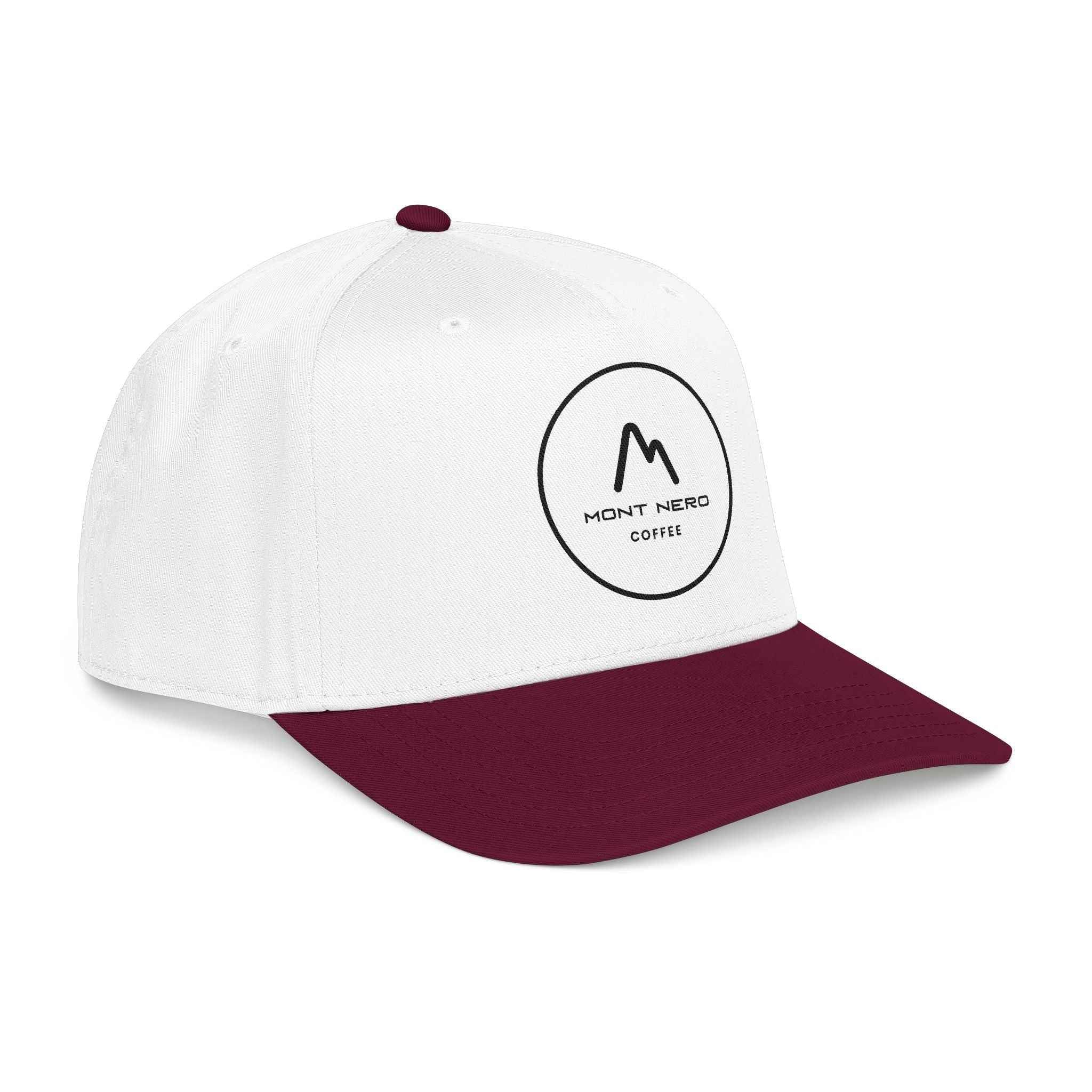 Mont Nero Coffee Baseball Cap — Mid Profile Adjustable Hat