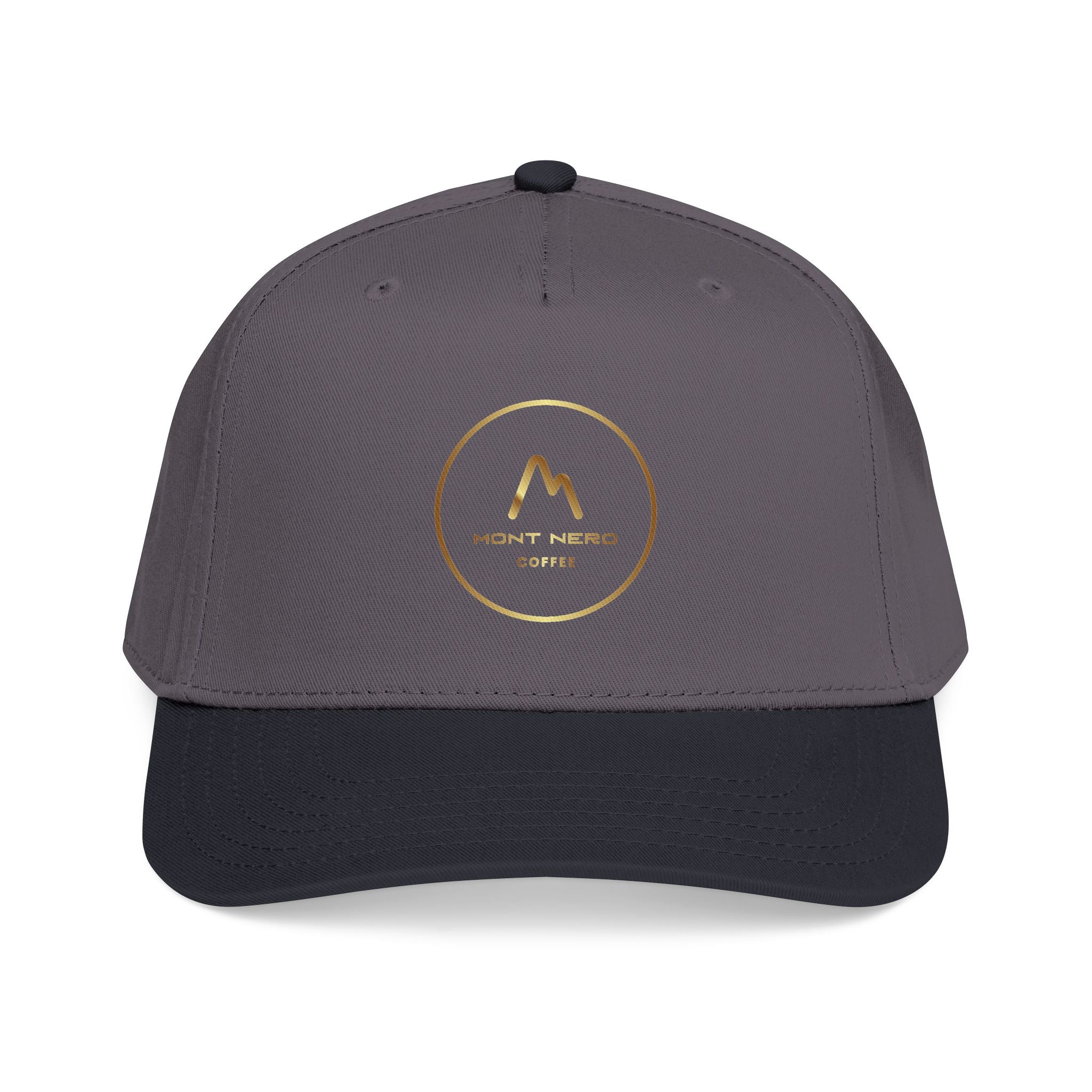 Mont Nero Coffee Baseball Cap — Mid Profile Adjustable Hat