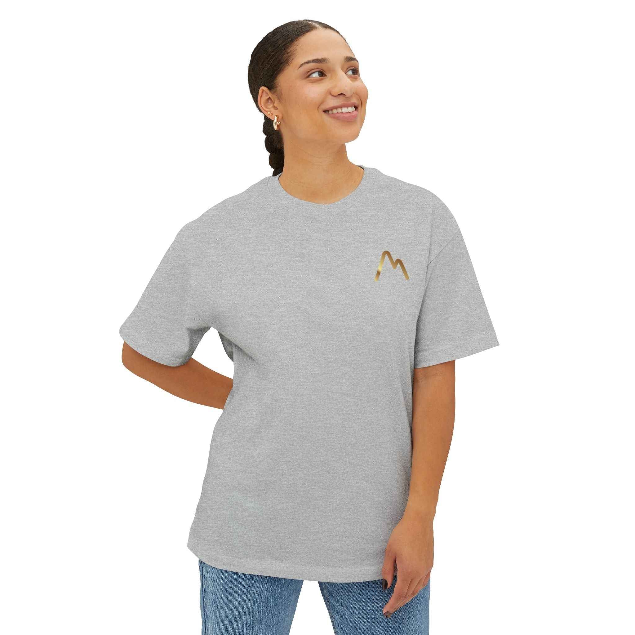 Mont Nero Coffee Tee — Oversized Boxy Coffee Shop T-Shirt