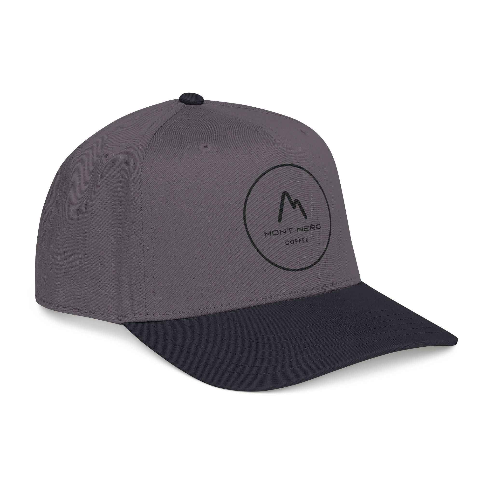 Mont Nero Coffee Baseball Cap — Mid Profile Adjustable Hat