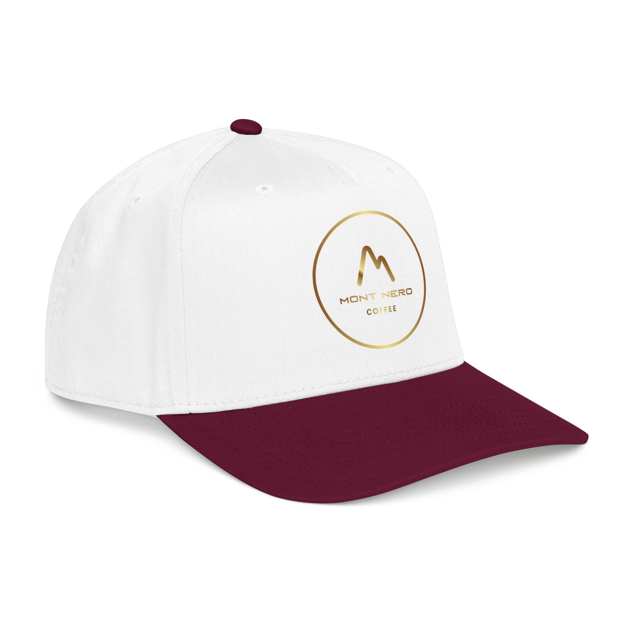 Mont Nero Coffee Baseball Cap — Mid Profile Adjustable Hat