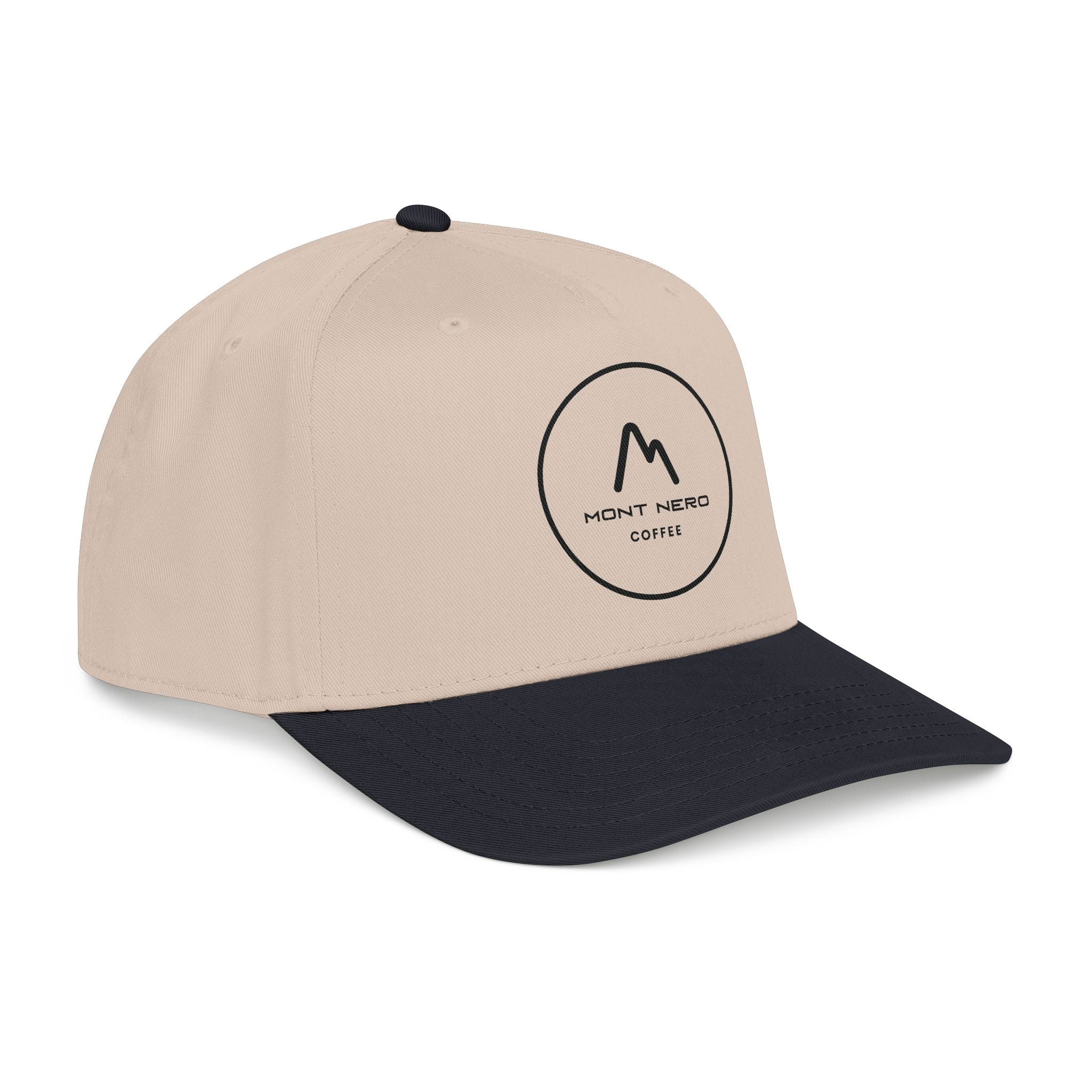 Mont Nero Coffee Baseball Cap — Mid Profile Adjustable Hat