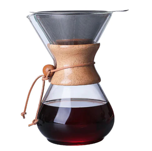 Italian Heat-Resistant Pour Over Coffee Maker