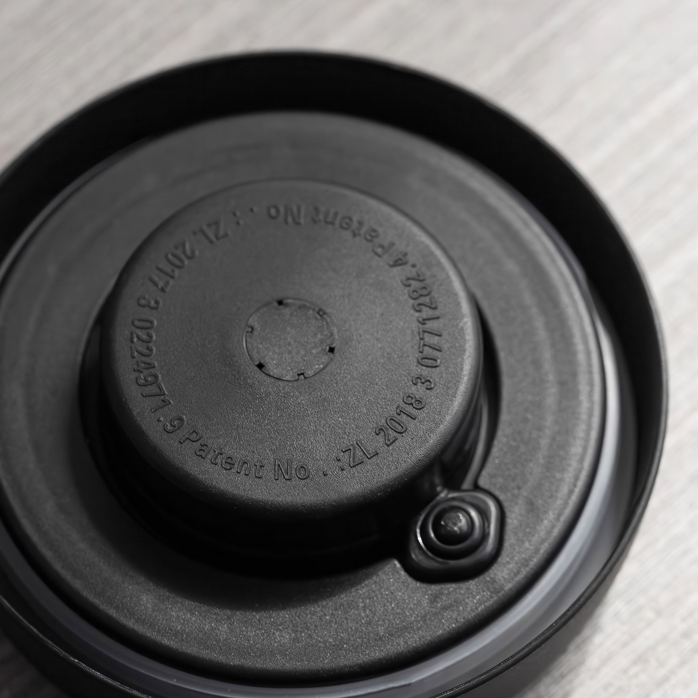 Black Coffee Bean Storage Canister