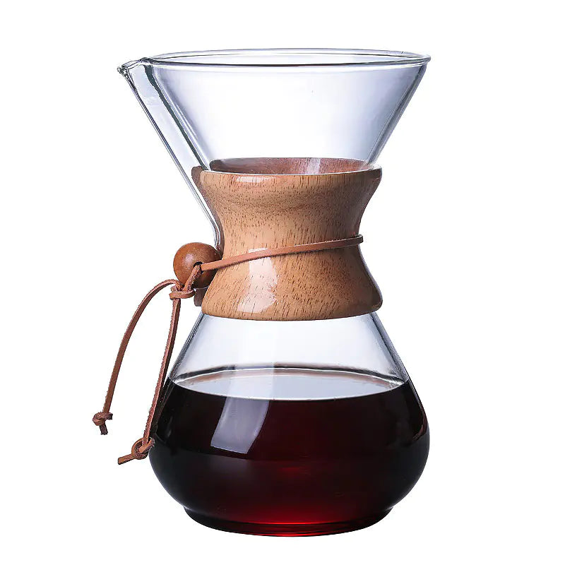 Italian Heat-Resistant Pour Over Coffee Maker