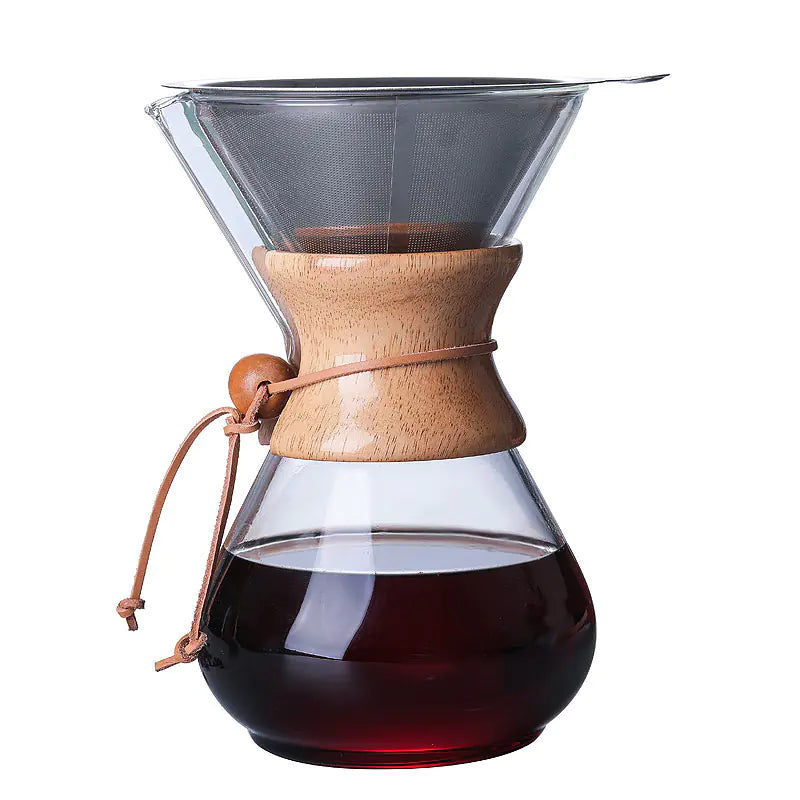 Italian Heat-Resistant Pour Over Coffee Maker