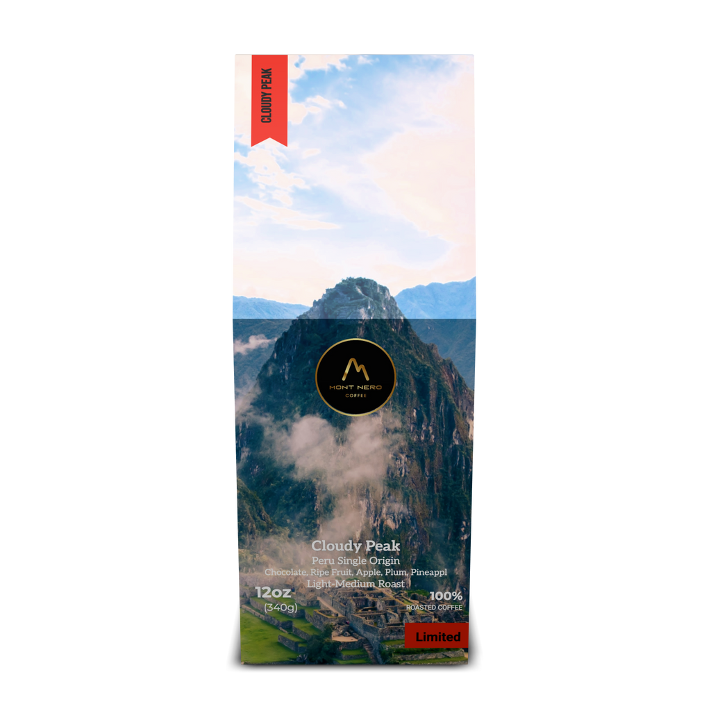 Cloudy Peak Peruvian Single Origin - Light/Medium Roast - Toffee, Sweet, Medium Body, Fruity