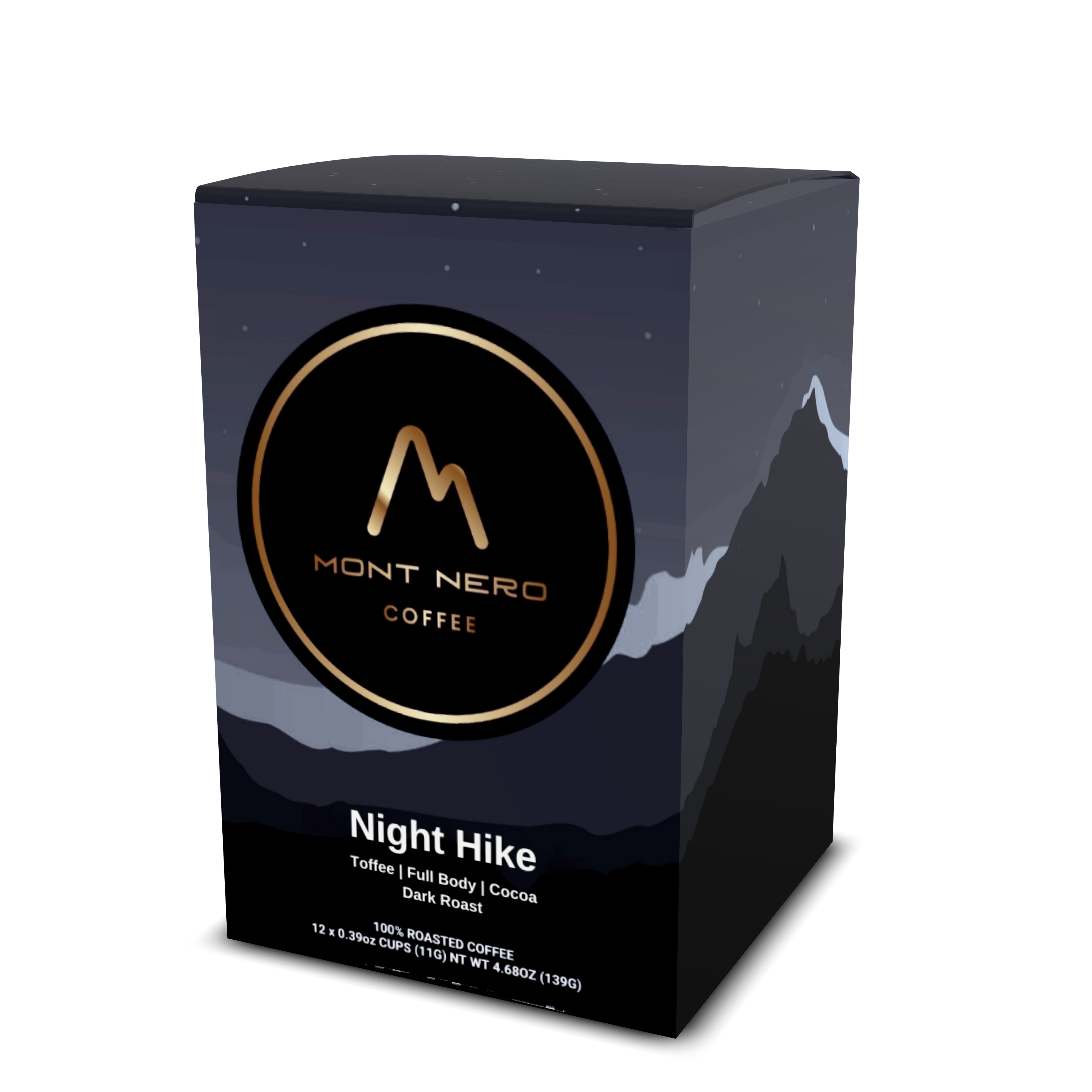 Night Hike Dark Roast Blend - Toffee, Full Body, Cocoa