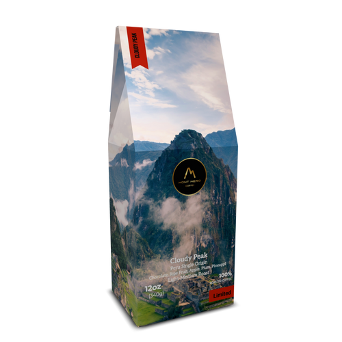 Cloudy Peak Peruvian Single Origin - Light/Medium Roast - Toffee, Sweet, Medium Body, Fruity