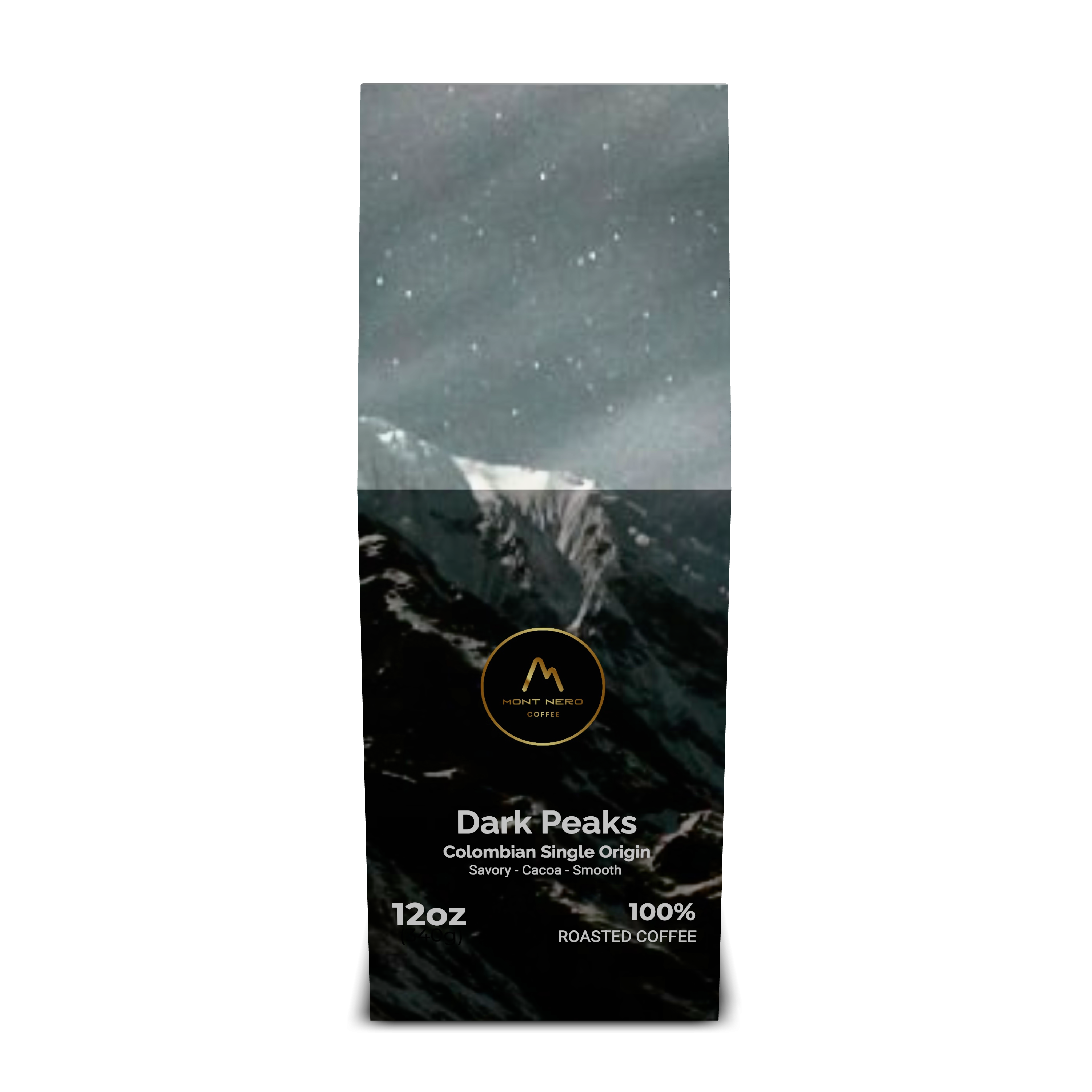 Dark Peaks Colombian Single Origin - Medium Roast - Savory, Cocoa