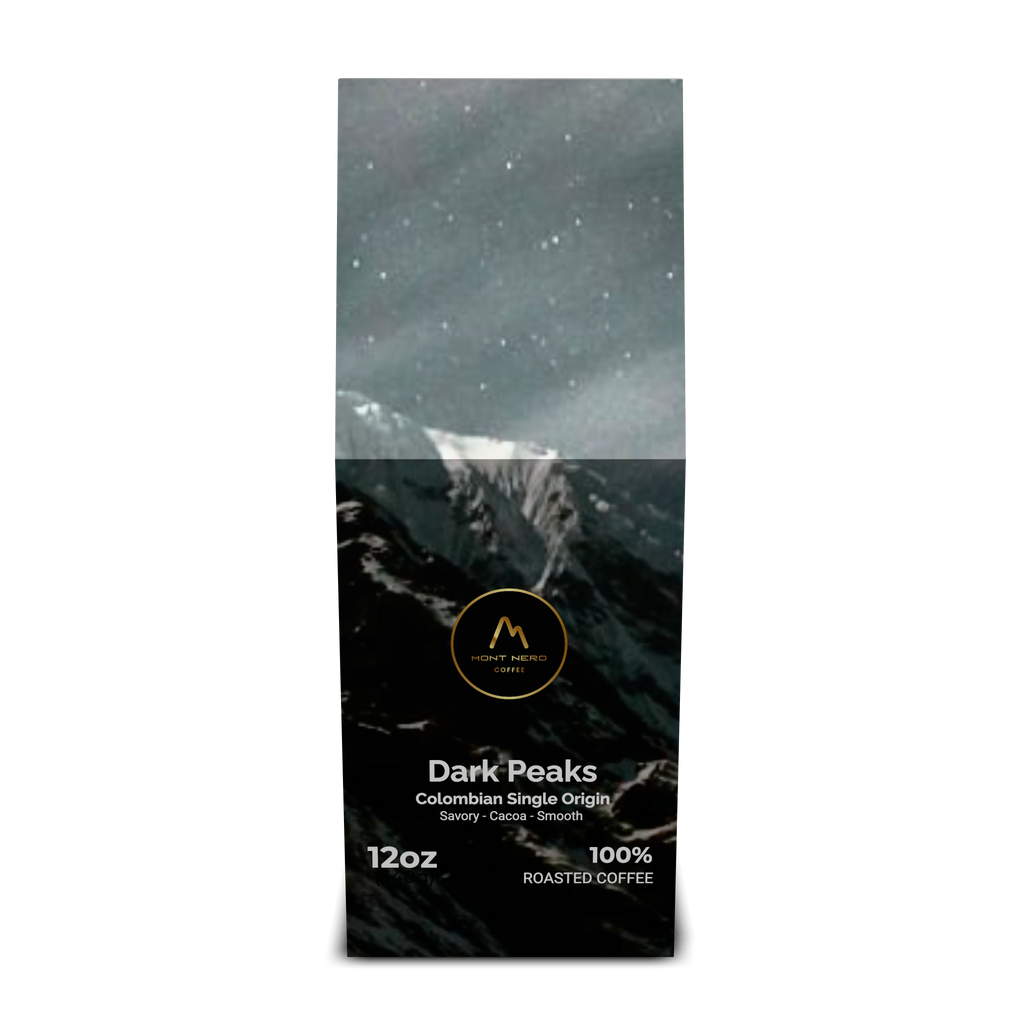 Dark Peaks Colombian Single Origin - Light/Medium Roast - Savory, Cocoa, Smooth