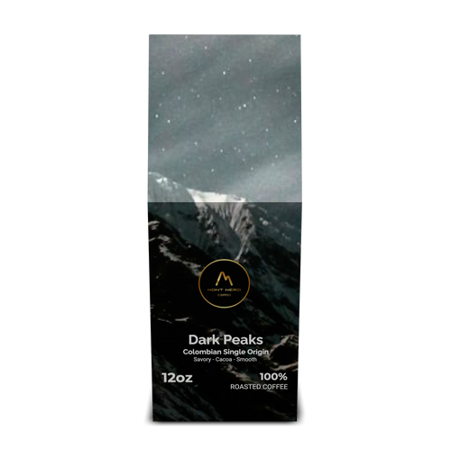 Dark Peaks Colombian Single Origin - Medium Roast - Savory, Cocoa, Smooth
