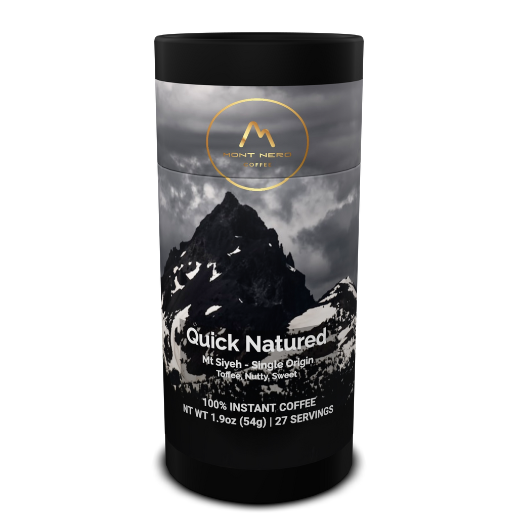 Quick Natured Mt Siyeh Single Origin - Instant Coffee - Light/Medium Roast - Toffee, Nutty, Sweet