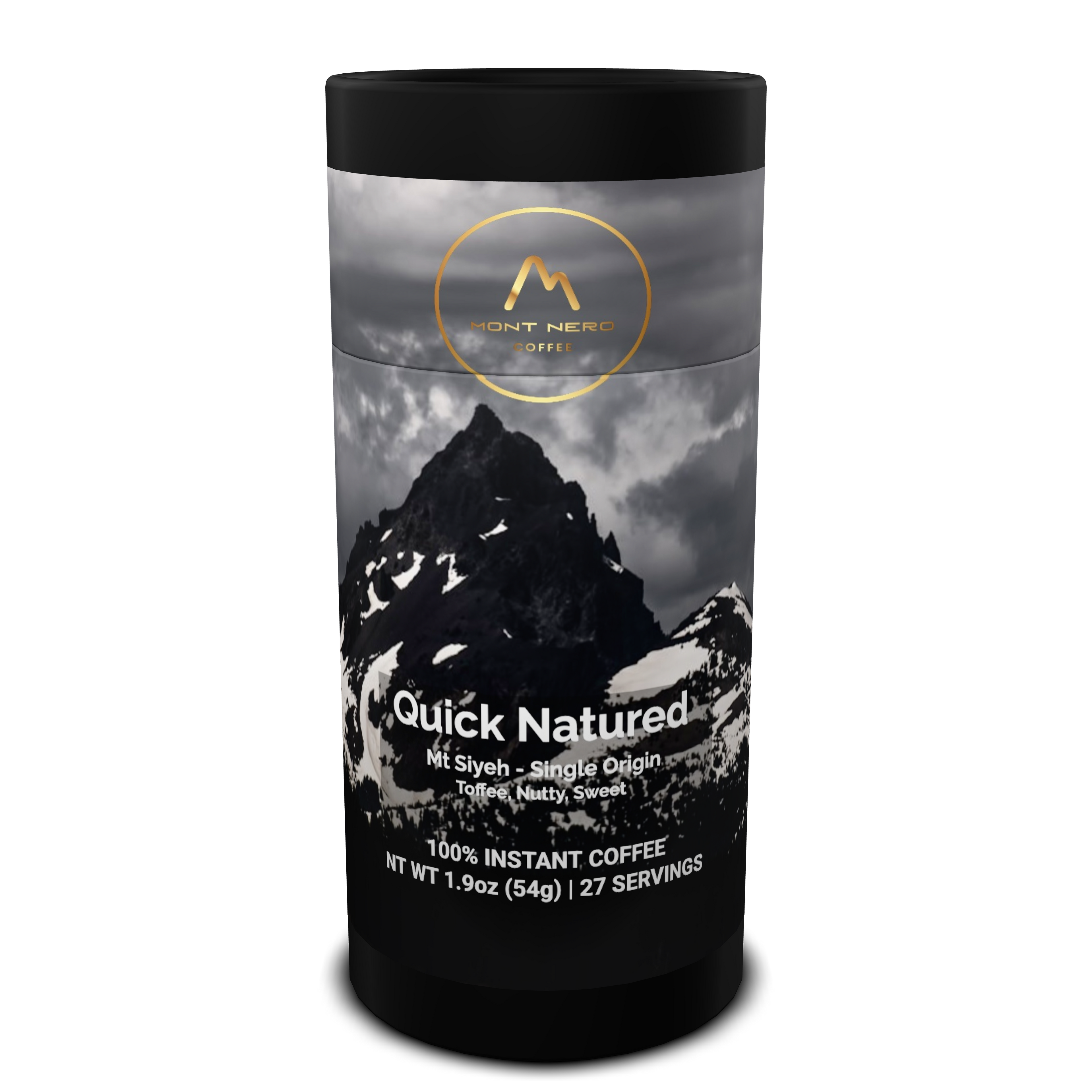 Quick Natured Mt Siyeh Single Origin - Instant Coffee - Light/Medium Roast - Toffee, Nutty, Sweet