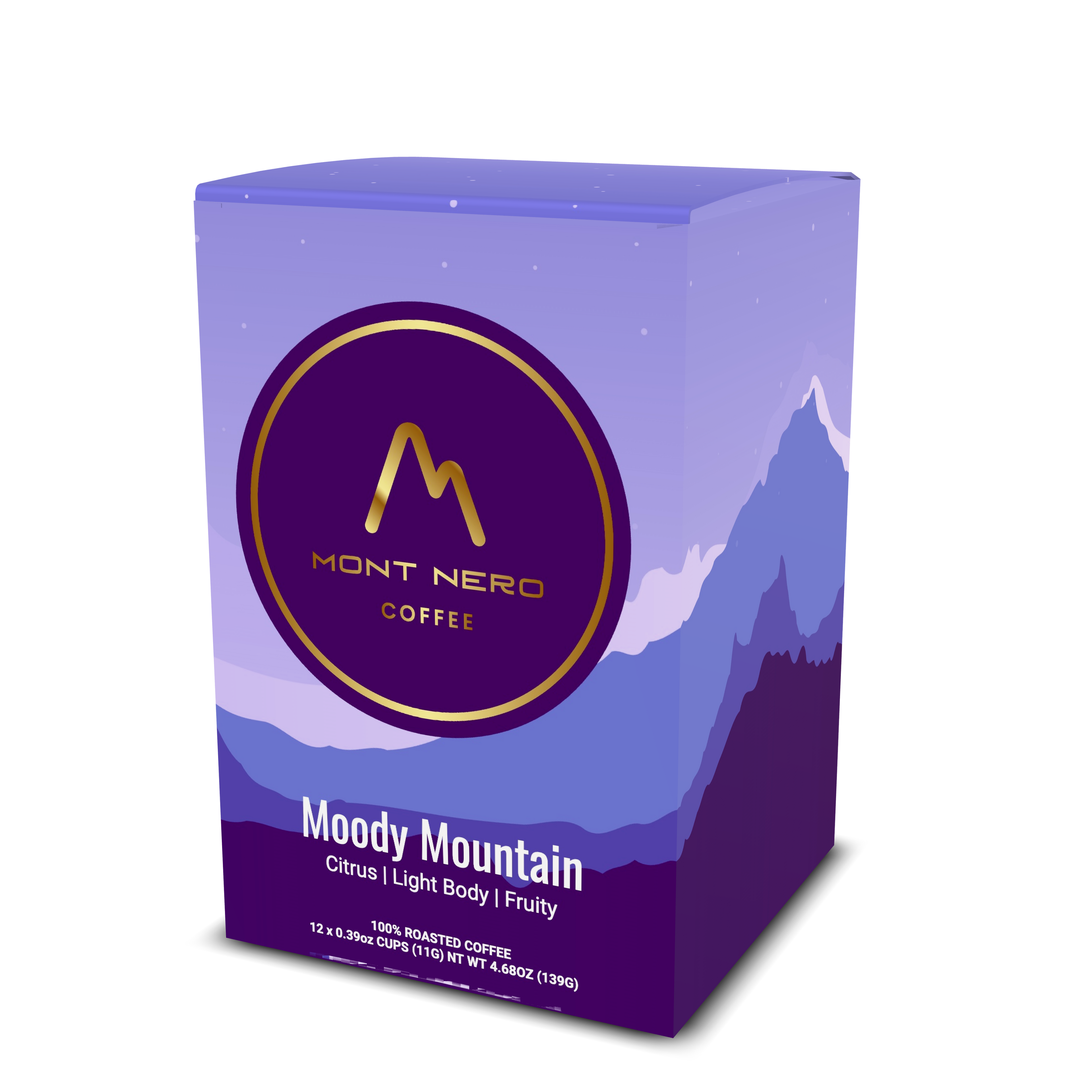 Moody Mountain Light Roast Blend - Citrus, Light Body, Fruity